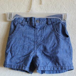 3/$15 Garanimals blue infant shorts